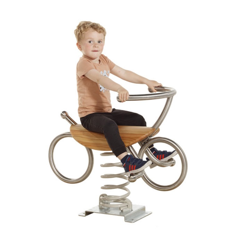 JEU A RESSORT DESIGN VELO INOX ANTI VANDALISME