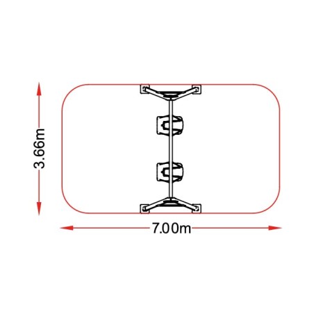 Balançoire De Sexe à Rotation 360° Avec Ceinture D'entraînement - Sextoy Domination, Générique, Neuf