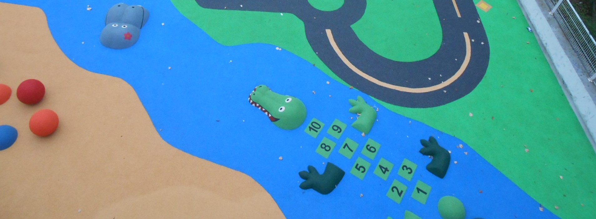 Formes 3D en EPDM pour le Sport et les jeux pour créer des espaces actifs et dynamiques pour les aires de jeux