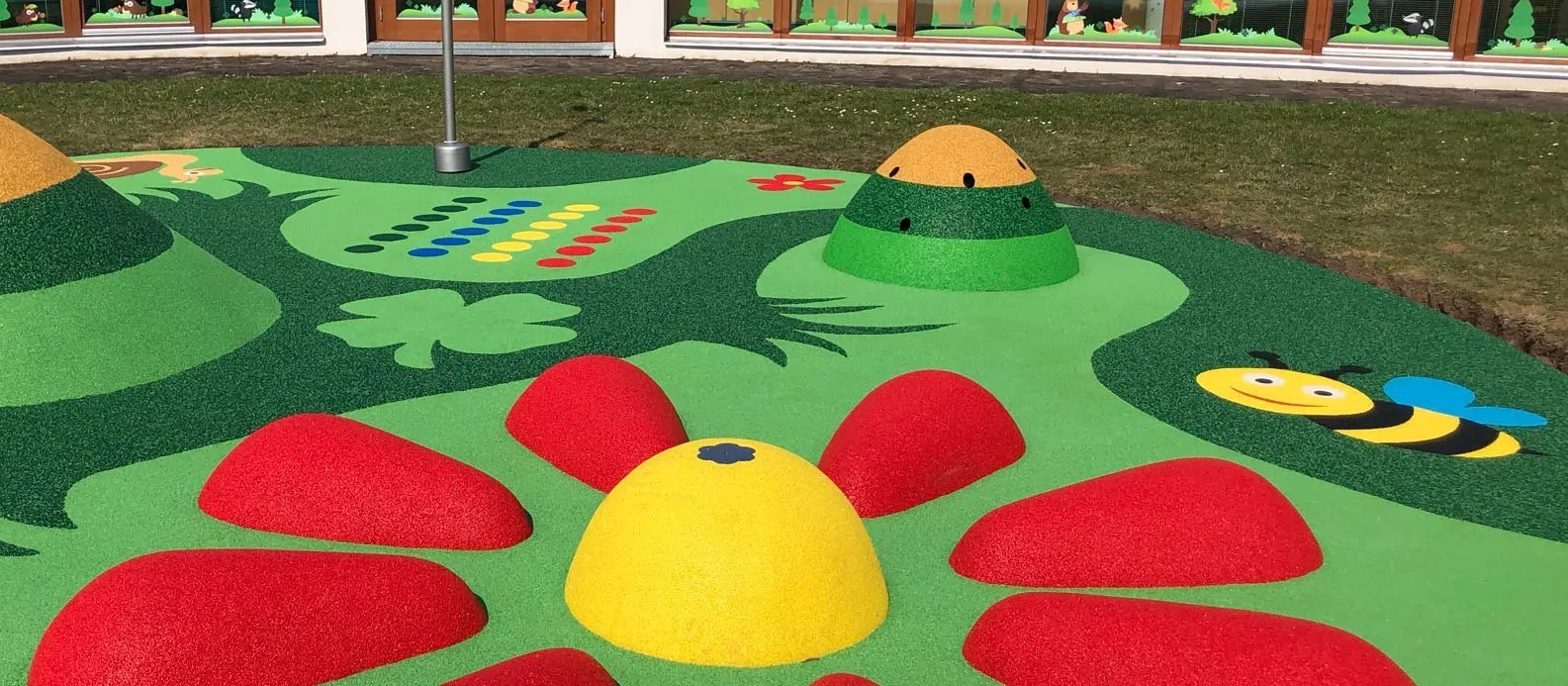 Modules Natures 3D pour sol coulé d'aire de jeux