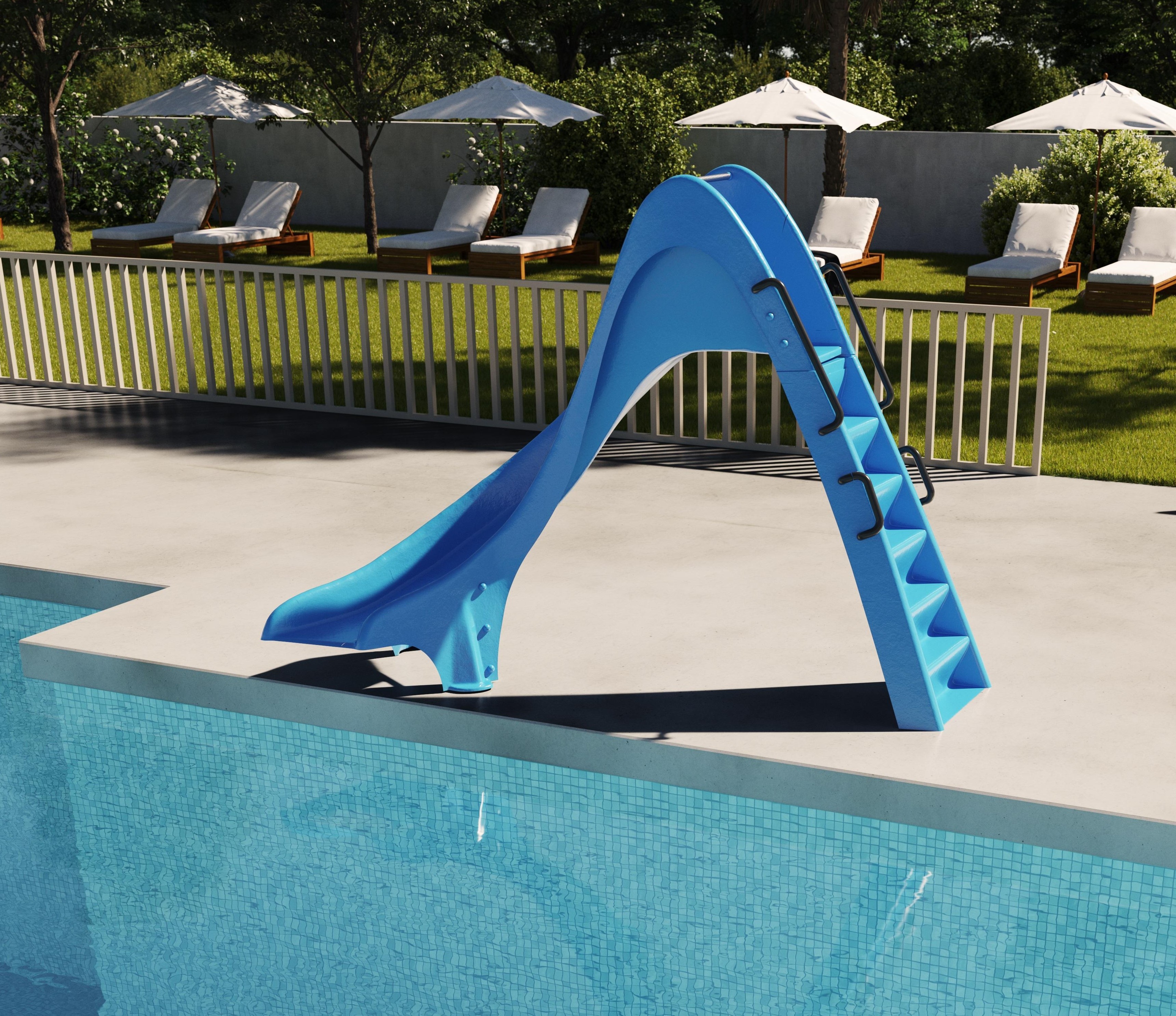 Les toboggans pour piscine