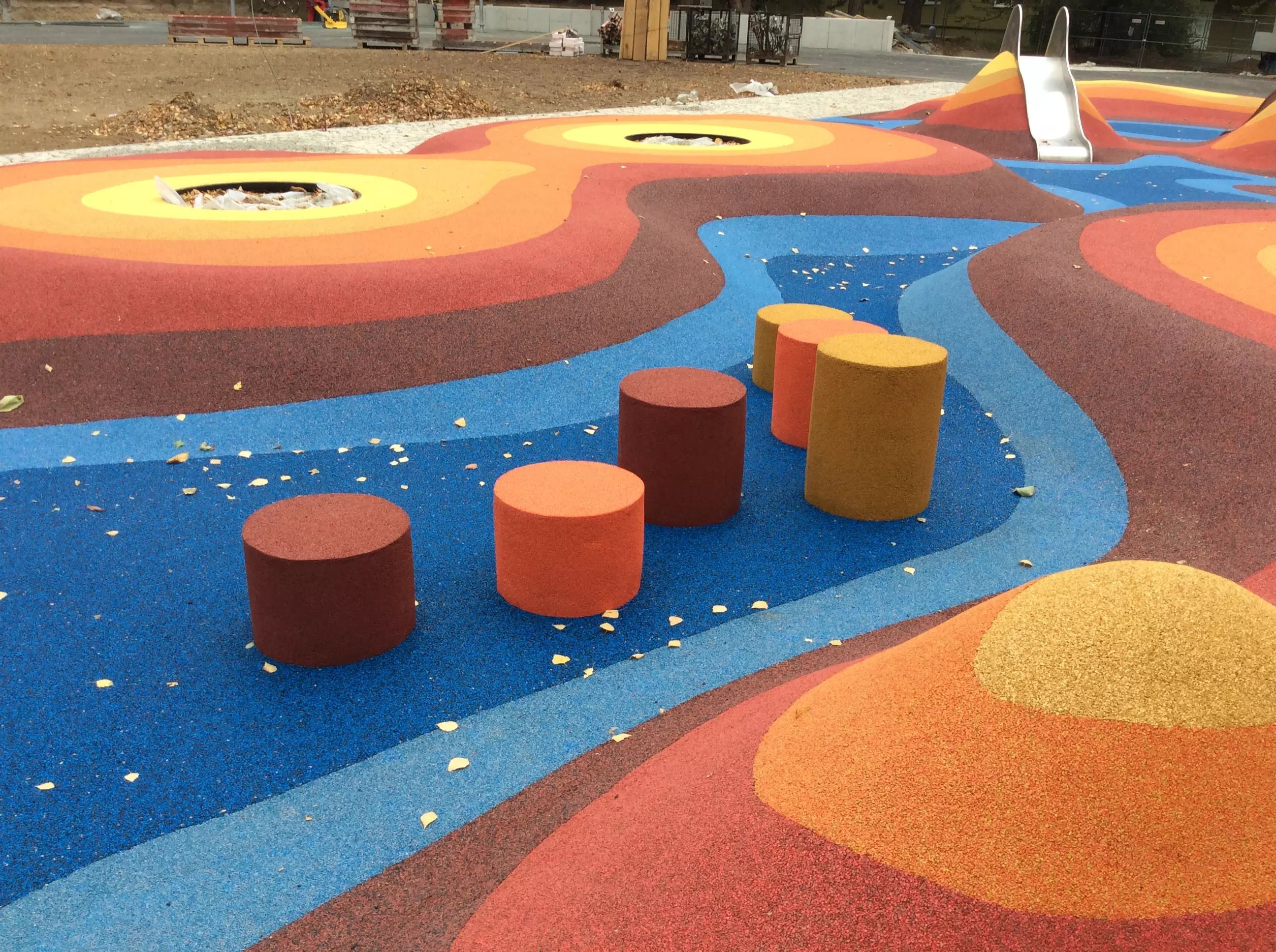 Le mobilier en EPDM pour les Parcs et Aires de jeux et de loisirs